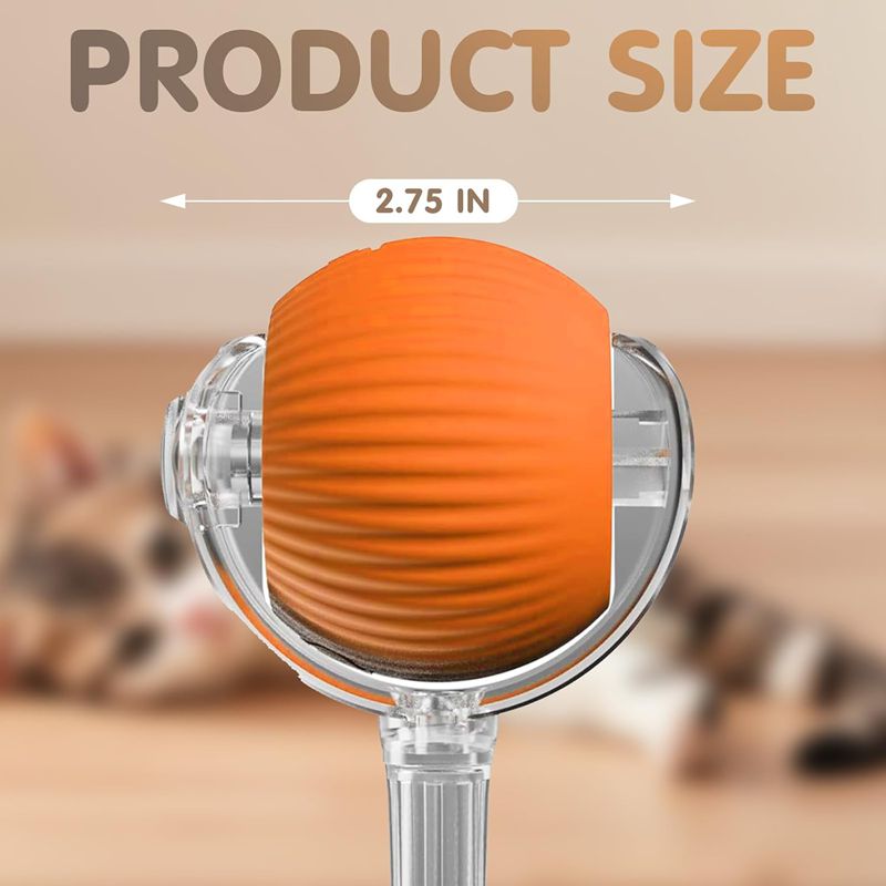 Cat Interactive Ball Toys Automatic Rolling Ball For Kitten Rechargeable Smart Pet Electric Toys With Teaser Sensor Cat Ball Toy