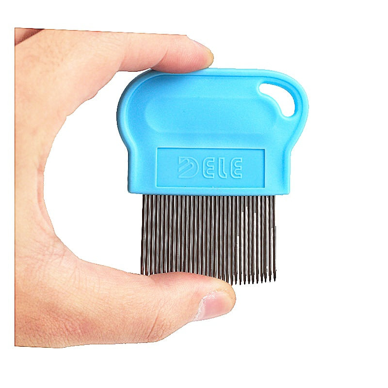 Pet Dog Dog Mouth Hair Comb Needle Comb Row Comb Flea Removal Teddy Than Bear Face Hair Comb Open Knot Fluffy Cleaning Supplies